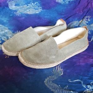 Toni Pons Suede Espadrille Flats sz 8